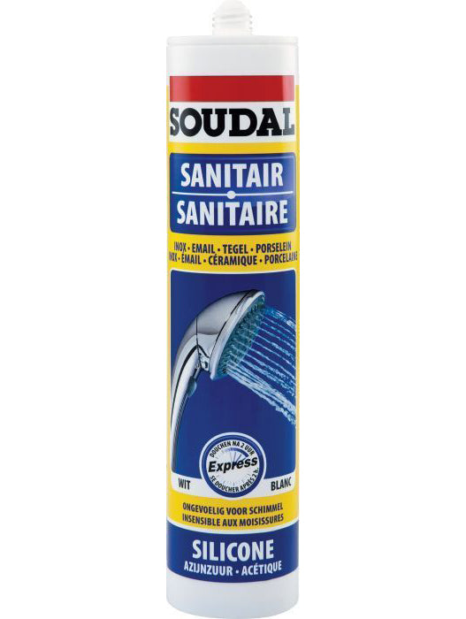 SILICONE SANITAIRE EXPRESS WIT/BLANC290M
