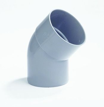GREY ELBOW diam. 40 mm 45° M/F