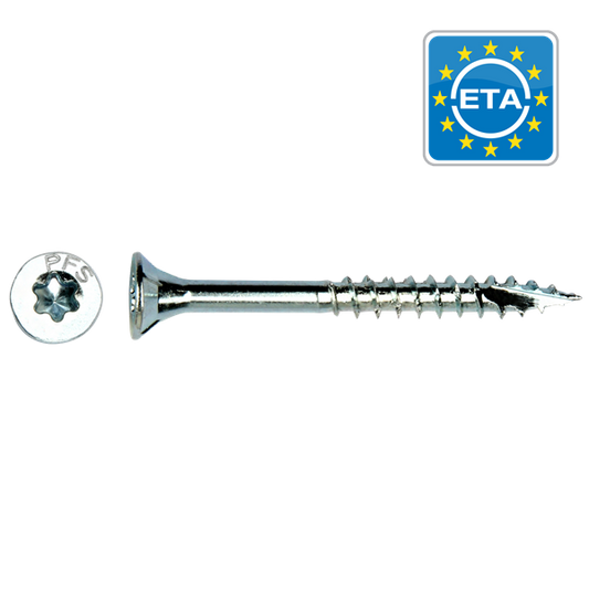 Vis à panneaux PFS+ TF-T30 Ø6,0x140 Zn  100 pcs, Debrico, magasin de matériaux de construction sur Bruxelles