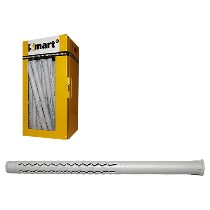 Chev.nylon zone expansible longue Ø8x100 25 pcs, Debrico, magasin de matériaux de construction sur Bruxelles