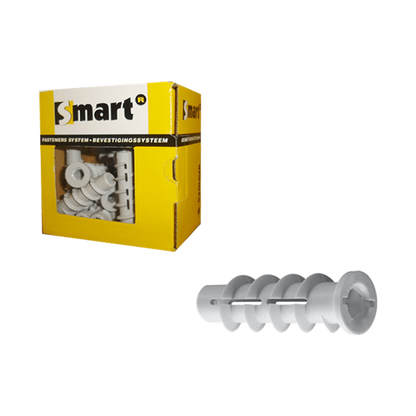 Chev. nylon béton cellulaire CBP M8x60 20 pcs, Debrico, magasin de matériaux de construction sur Bruxelles