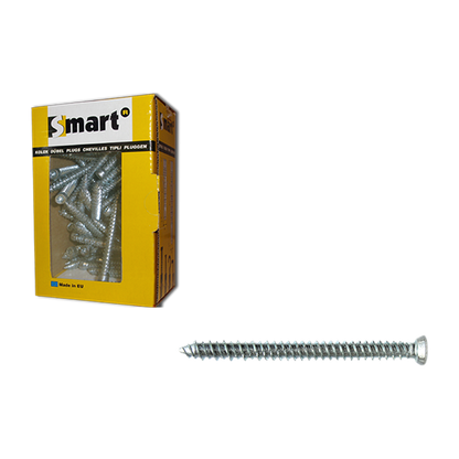 Vis pour chassis TF-T30 Ø7,50x302 Zn 50 pcs, Debrico, magasin de matériaux de construction sur Bruxelles