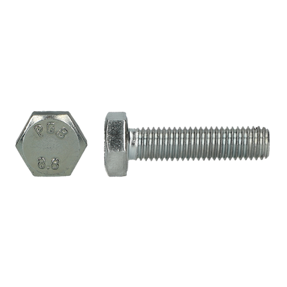 Vis tête hex 8.8 D933/934 M8x80 Zn 7 pcs,debrico, magasin de matériaux de construction sur Bruxelles