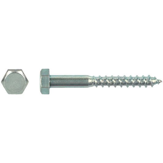 Tirefonds TH DIN 571 10x80 Zn/25pc, Debrico, magasin de matériaux de construction sur Bruxelles