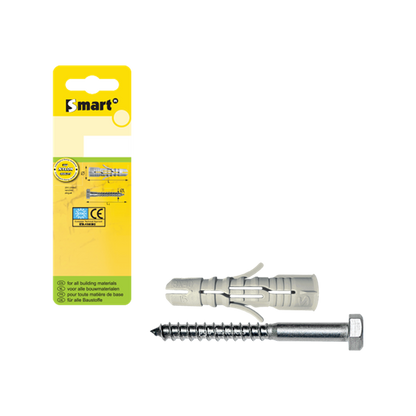 SMART chev. + vis hex 10x50 Nzn 6 pcs, Debrico, magasin de matériaux de construction sur Bruxelles