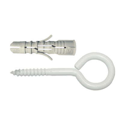 SMART chev.+piton fermé 8x40 N/blanc 4pcs, Debrico, magasin de matériaux de construction sur Bruxelles