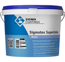 Peinture Sigmatex Superlatex, blanche matt Base Zx, Debrico magasin de matériaux de construction sur Bruxelles et Laeken
