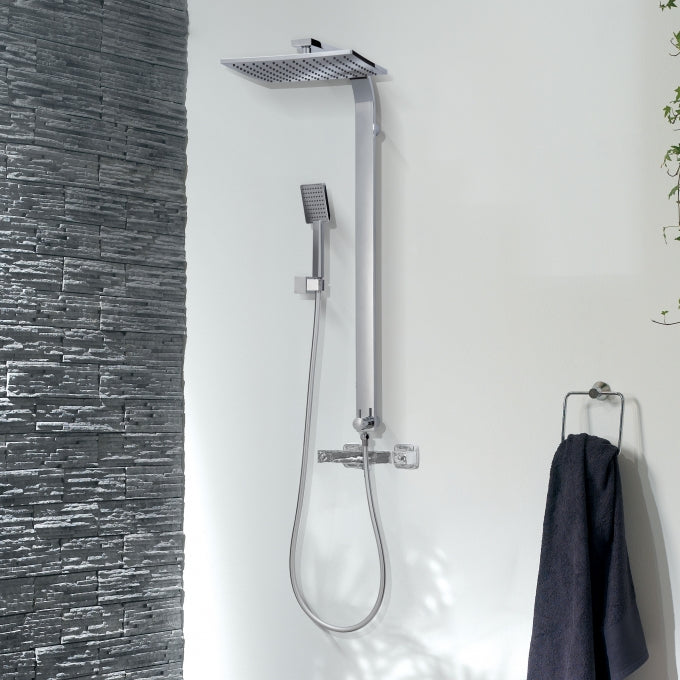 PALERMO SWITCH SHOWER COLUMN WITH DIVERTER IN MAITON Ø32mm 