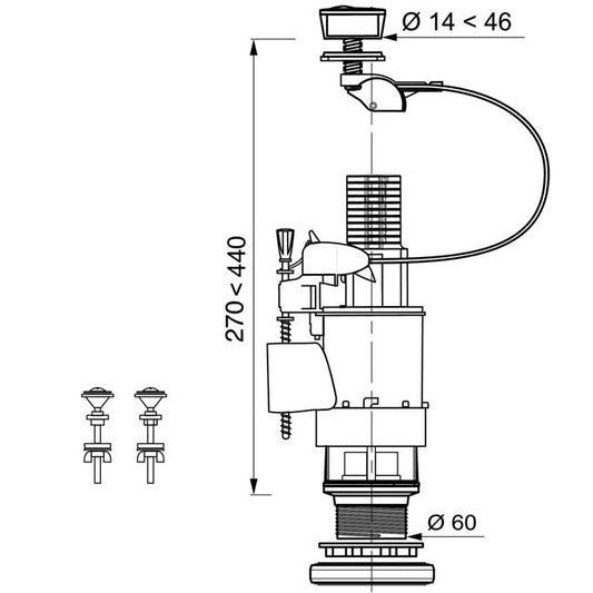 MW² MECA DOUBLE POUSSOIR A CABLE , Debrico, magasin de matériaux de construction sur Bruxelles