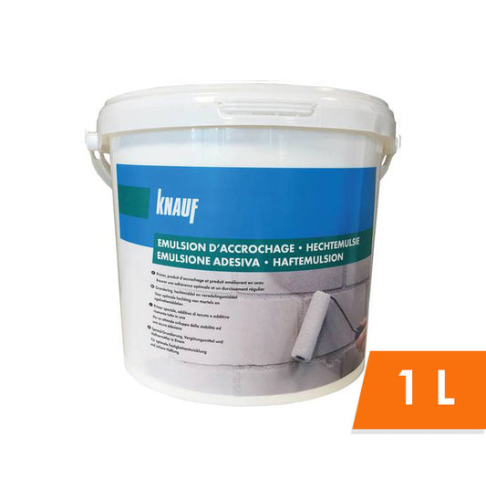 emulsion d'accrochage KNAUF, 1 litre, Debrico, magasin de matériaux de construction sur Bruxelles