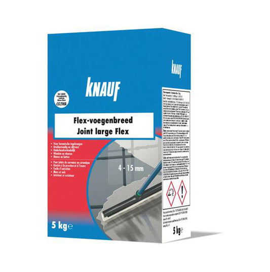 JOINT LARGE FLEX CG2 5 KG GRIS (BOITE), Debrico, magasin de matériaux de construction sur Bruxelles