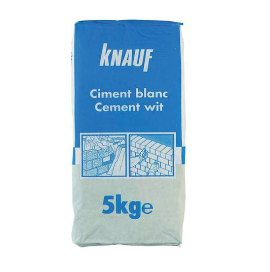 CIMENT BLANC SAC 5KG (100), debrico, magasin de matériaux de construction sur Bruxelles
