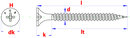 Vis montage rapide PGB "S" 4,2x85 phos., Debrico, magasin de matériaux de construction sur Bruxelles 