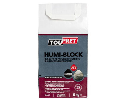 TOUPRET HUMIBLOCK 6KG, Debrico, magasin de matériaux de construction sur Bruxelles, 