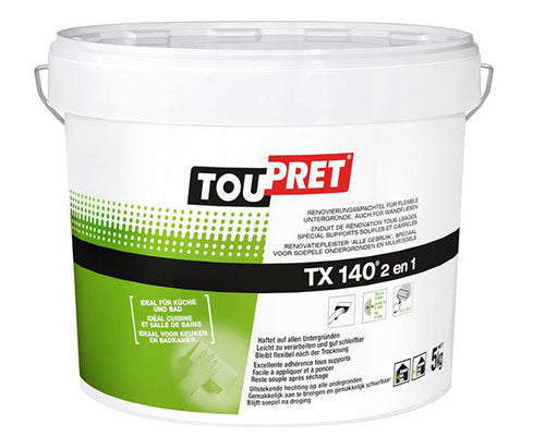 TOUPRET TX 140 2 EN 1 UNIVERSEL 5KG, Debrico, magasin de matériaux de construction sur Bruxelles, 