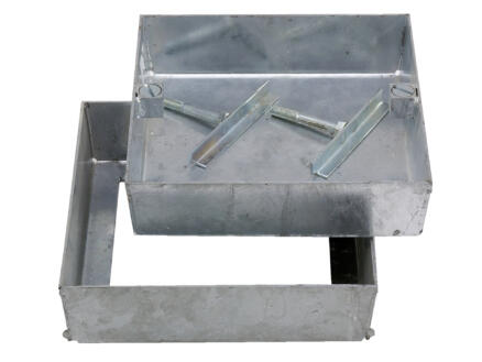 COUVERCLE A PAVER ALUMINIUM 30X30CM H8CM
