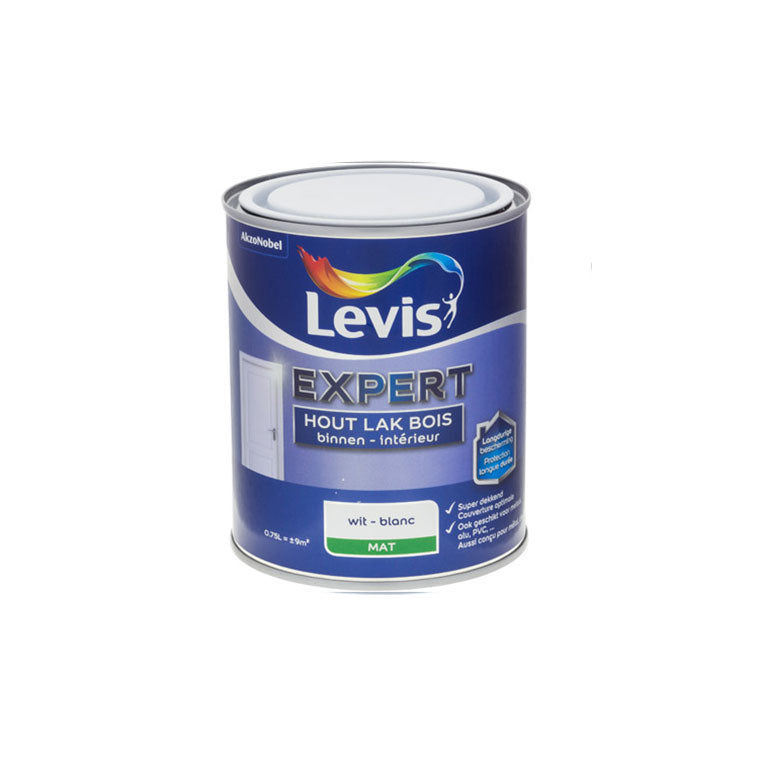 LEVIS, peinture intérieure blanche mat expert, Debrico, magasin de matériaux de construction sur Bruxelles et Laeken