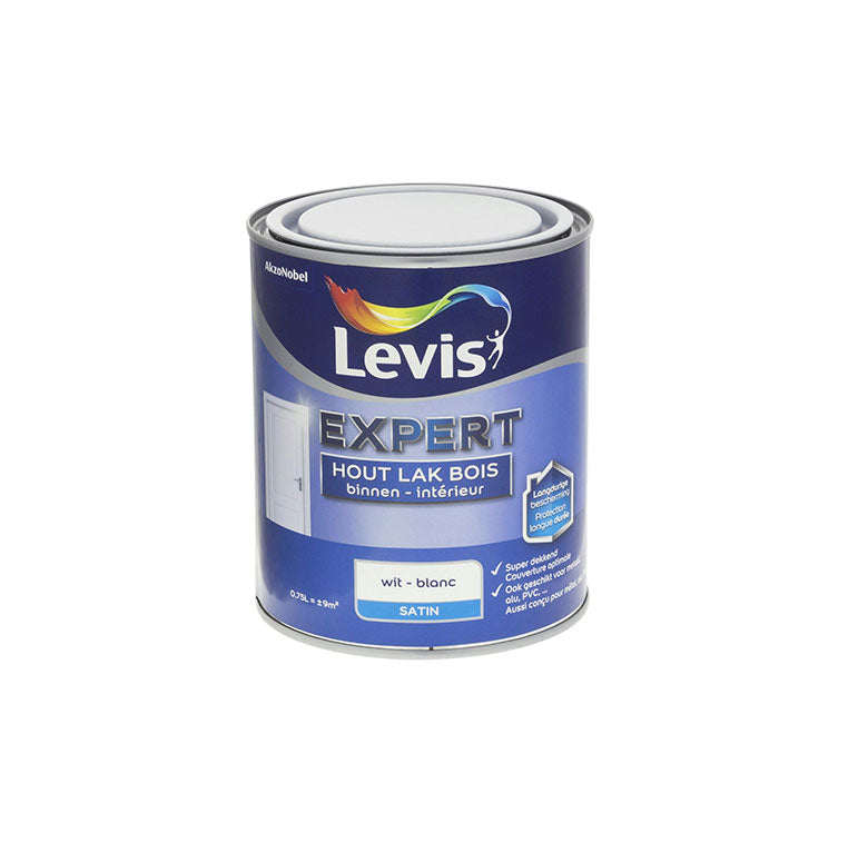 LEVIS EXPERT peinture blanche pour bois intérieur, Debrico, Magasin de matériaux de construction sur Bruxelles et Laeken