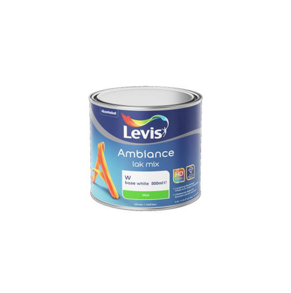 Base de peinture LEVIS blanche 500 ml, Debrico, magasin de matériaux de construction sur Bruxelles et Laeken