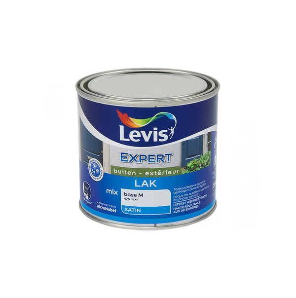 BASE M LEVIS EXPERT LAK BOIS EXTERIEUR SATIN 0.5L, Debrico magasin de matériaux de construction sur Bruxelles