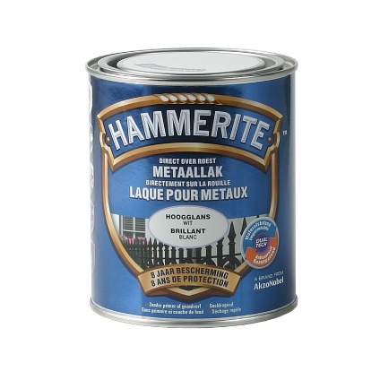 HAMMERITE LAQUE BRILLANTE 0.75L BLANC, Debrico, magasin de matériaux de construction à Bruxelles