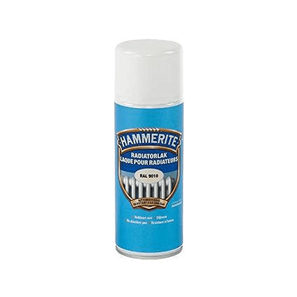 HAMMERITE RADIATOR LAQUE SPRAY  RAL 9010, Debrico, magasin de matériaux de construction sur Bruxelles
