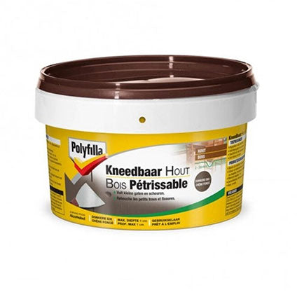 POLYFILLA BOIS PETRISSABLE 500gr CHENE FONCE, Debrico, magasin de matériaux de construction sur Bruxelles