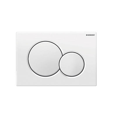 Debrico, magasin de matériaux de construction à Bruxelles, Plaque de déclenchement pour réservoir mécanique SIGMA 01 BLANC, 