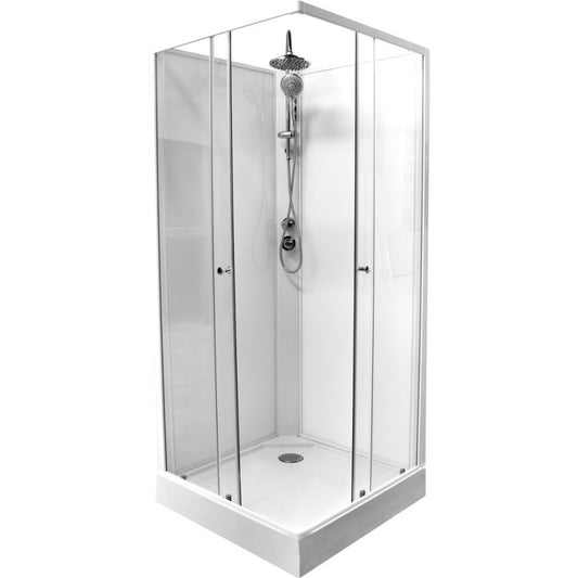 CABINE DE DOUCHE 800 x 800 x 2225 mm / 5 mm VMG BARGA , Debrico, magasin de matériaux de construction sur Bruxelles