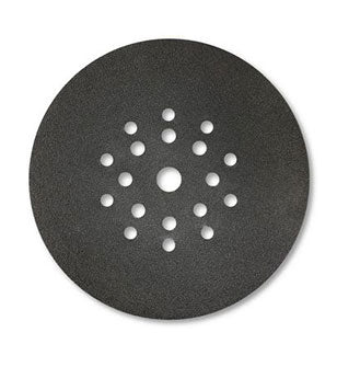Debrico, magasin de matériaux de construction sur Bruxelles, DISQUE ALESAGE CENTRAL + 18 TROUS - diam. 225 mm - GRAIN 80, 