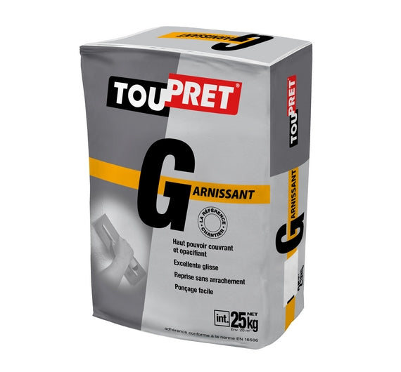 TOUPRET G ENDUIT D'EGALISAGE 25KG