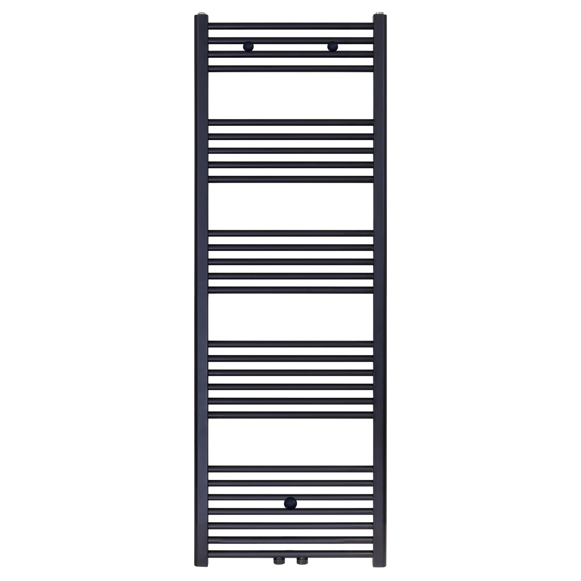 RADIATEUR PORTE SERVIETTE NOIR MAT BROSSE - 1600 x 600 , Debrico, magasin de matériaux de construction sur Bruxelles