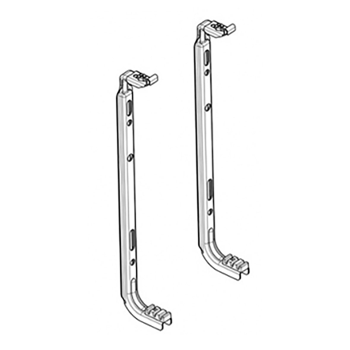 ATTACHE RADIATEUR STANDARD - H500 - 2 pcs, Debrico, magasin de matériaux de construction sur Bruxelles