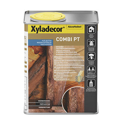 XYLADECOR COMBI PT traitement de bois imprégnation 5L, Debrico, magasin de matériaux de construction sur Bruxelles