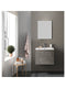 Meuble de salle de bain PRIM PACK + miroir - 60 cm - GRIS BETON, Debrico, magasin de matériaux de construction sur Bruxelles