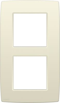 PLAQUE DOUBLE 60MM CREME