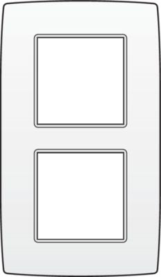DOUBLE PLATE 60MM WHITE