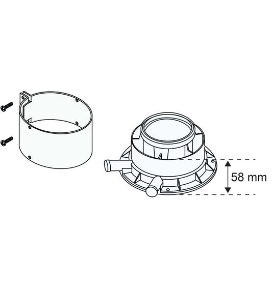 BULEX ADAPTATEUR ø 60/100, Debrico, magasin de matériaux de construction sur Bruxelles