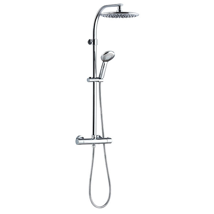 SIENA COMFORT SHOWER COLUMN WITH BRASS THERMOSTATIC MIXER WITH 38° SAFETY 