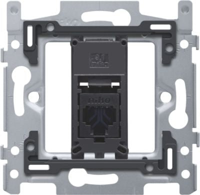 MECANIQUE SUPPORT POUR CONNEXION RESEAU, CABLE ETHERNET, TELEPHONE  1XRJ45 UTP CAT6, Debrico, magasin de matériaux de construction sur Bruxelles