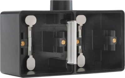 HYDRO DOUBLE HORIZONTAL BOX 1 ENTRY - BLACK 