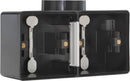 HYDRO DOUBLE HORIZONTAL BOX 2 INPUTS - BLACK 