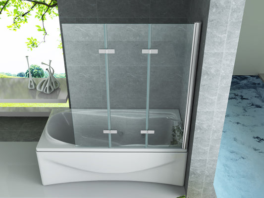 PAROI DE BAIGNOIRE 6 MM 1300 X 1400 CM 3 VOLETS, Debrico, magasin de matériaux de construction sur Bruxelles