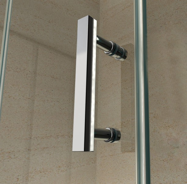 CABINE DE DOUCHE 6 MM 800 X 800 X 1900 CM PROFIL CHROME, Debrico, magasin de matériaux de construction sur Bruxelles
