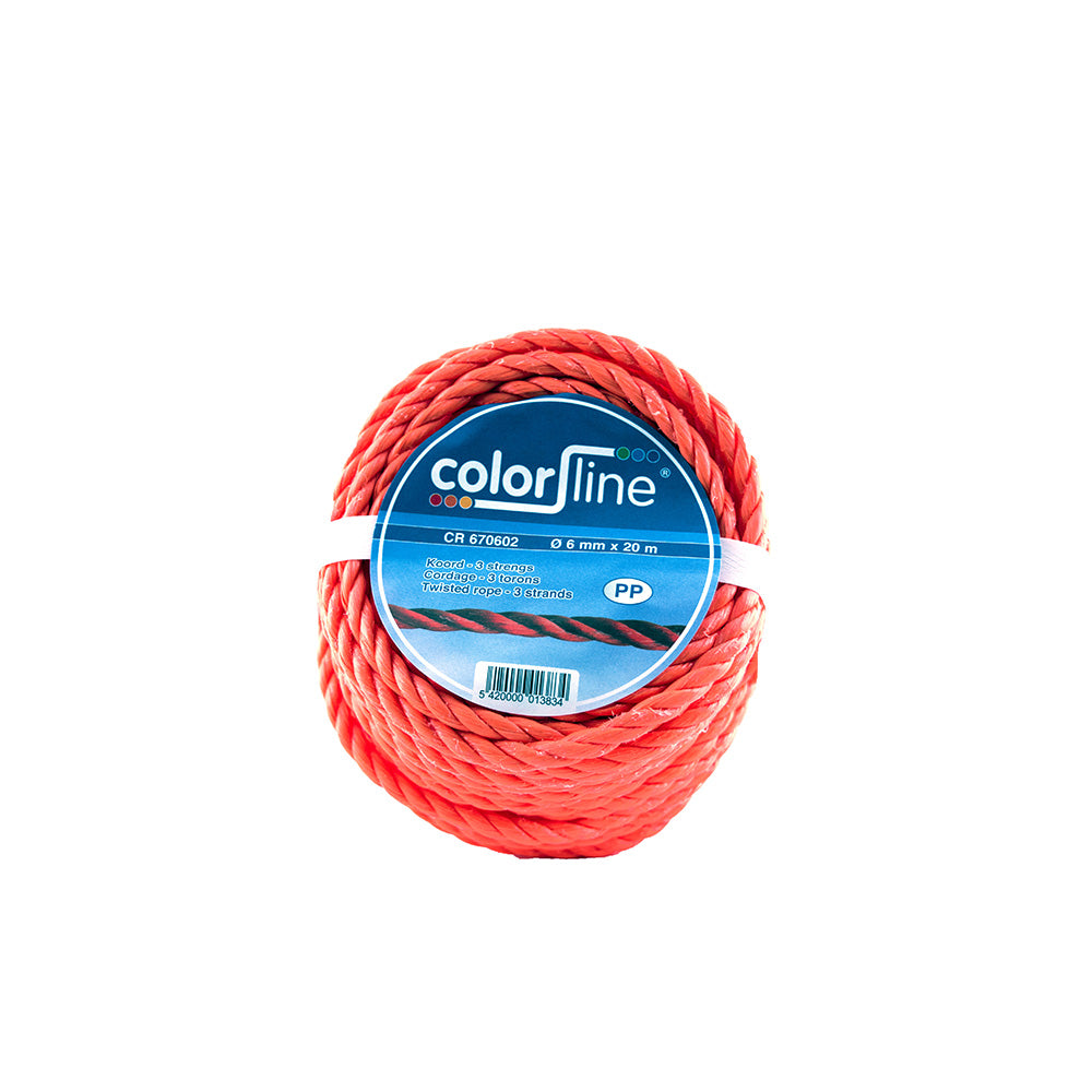 CORDAGE PP POLYPROPYLENE 6 MM X 20 M