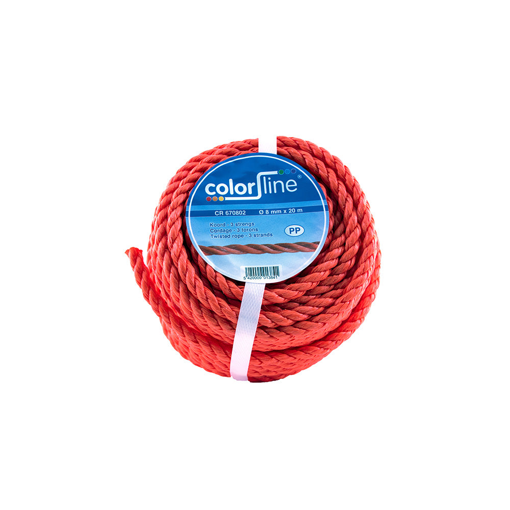 CORDAGE PP POLYPROPYLENE 8 MM X 20 M