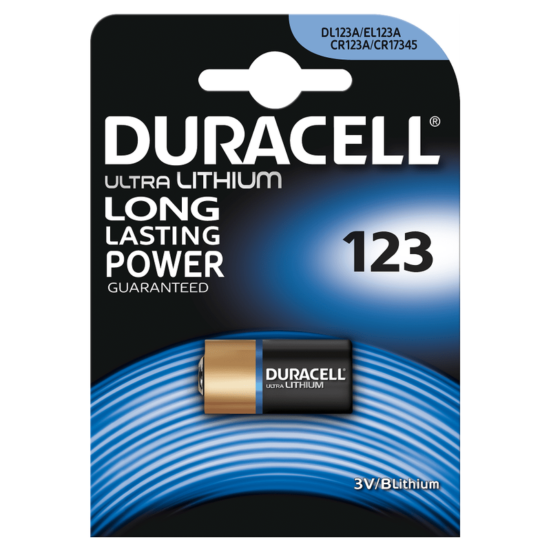 PILE BOUTON DURACELL 3V DL 123A