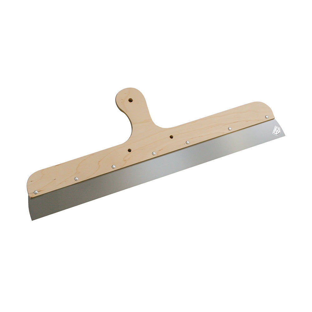 COUTEAU A ENDUIRE 500 MM / 0,7 MM, MANCHE EN BOIS - INOX, Debrico, magasin de matériaux de construction sur Bruxelles