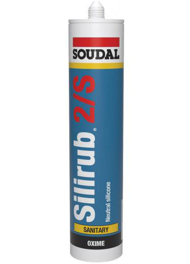 Silicone Soudal 300ml White, Bruxelles, Debrico, magasin de matériaux de construction à Bruxelles