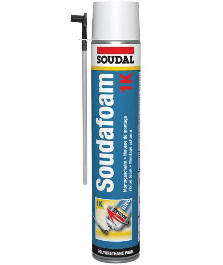 750ML SOUDAFOAM GUN, mousse expansive Soudal, Debrico, magasin de matériaux de construction à Bruxelles
